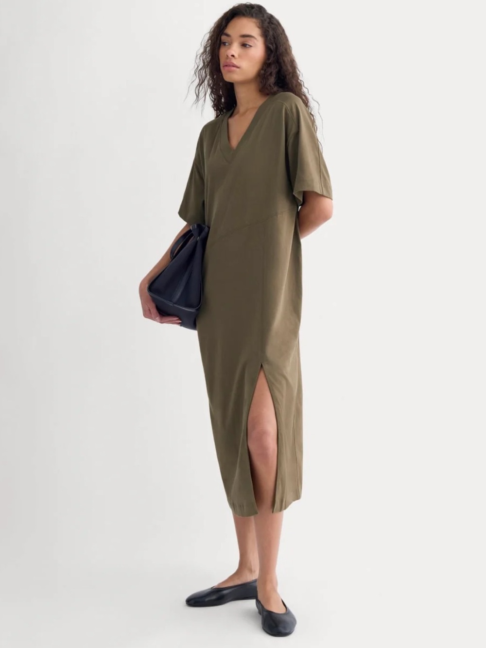 NWT Everlane Weekend Tee Midi Dress